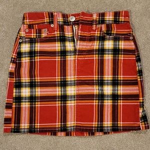 American Eagle Plaid Skirt